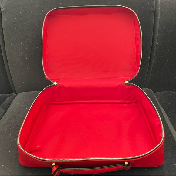 Estee Lauder Red Playing Cards Symbols Cosmetic Makeup Case - Picture 6 of 10